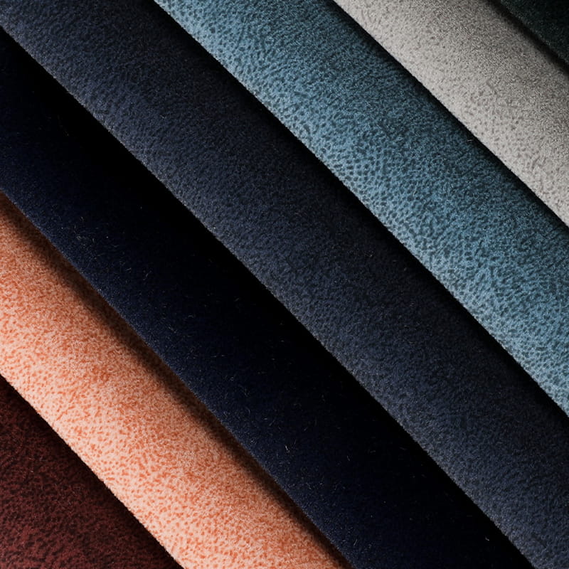 Zarter Frosted Mosha Samtsofa Möbelstoff Stoff