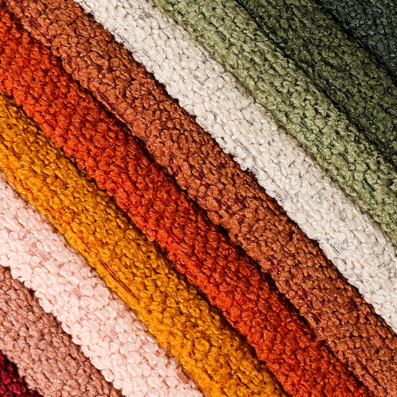 Boucle Teddybärensofa Stoff
